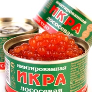 Russian caviar imported original salmon roe sauce red caviar sushi caviar 120g