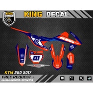DECAL KTM 250 2015-2017/KTM SIXDAY/KTM 85 COSTUME DESIGN 3