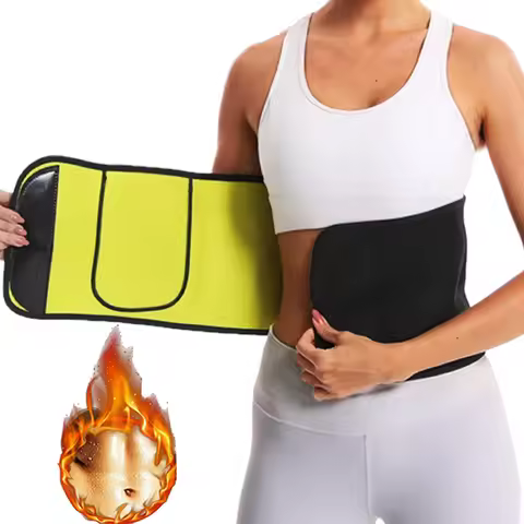 Women Waist Trimmer Belt Slim Body Shaper Cinchers Tummy Control Neoprene Sauna Sweat Wrap for Stoma