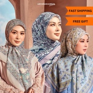 Leeyanarahman Scarves Bidang 45 [Free Brooch] Tudung Bawal Printed [Ready Stock]