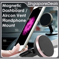MAGNETIC CAR HANDPHONE HOLDER MOUNT FOR DASHBOARD OR AIRCON VENT