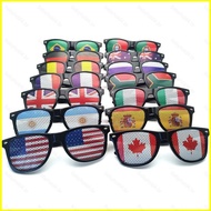 B4 FIFA World Cup Qatar 2022 Flag sticker sunglasses eyelet gift European Cup party decoration 4B