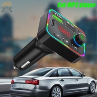 Bluetooth FM Transmitter Fast Charging Car Radio Adapter with USB/PD Ports Universal Car MP3 Player 