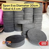 Hard round eva sponge diameter 20cm, thickness 4.5 cm