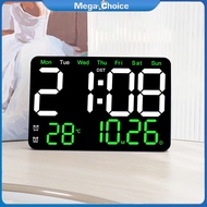 MegaChoice【Fast Delivery】Wall / Table Clock Large Digital Wall Clock With Timer Temp Humidity Dual A