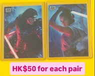 Topps Star Wars 2024 Galaxy 卡 (Pair)