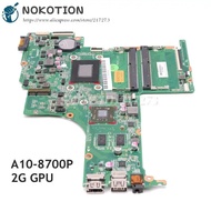 For Hp Pavilion 15-ab Laptop Motherboard 809408-601 809408-001 809408-501 Da0x21mb6d0 A10-8700p Cpu 