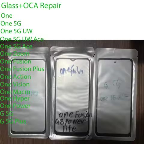 For Motorola Moto One G 5G UW Ace Fusion Plus Power Zoom Hyper Vision Action Macro Front Touch Panel