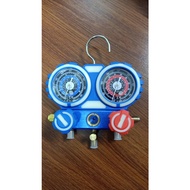 Pro. UNIVERSAL AIRCOND / FRIDGE CAR PRESSURE MANIFOLD GAUGE FULL SET +free CHARGING HOSE  SERVICE R3