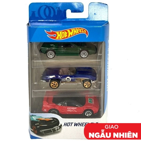 Bộ 3 Siêu Xe Hot Wheels K5904 (Mẫu Sản Phẩm Bên Trong Là Ngẫu Nhiên)