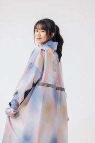 KiU 空氣感5秒快穿套頭式雨衣 - 幻彩特調 - 幻彩一般尺寸