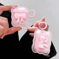 【TiKi.PH】AirPods Case Cute Headphone Protective Case Pink Bow Headphone Case Suitable for AirPods 3 