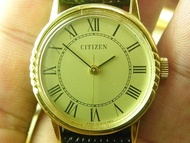 NOS 倉底 70'S 古董 CITIZEN 星辰 古典 羅馬字 上鏈 女錶 25MM