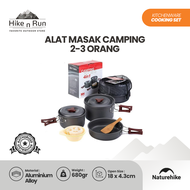 Alat Masak Camping Naturehike NH15T203-G Nesting Cooking Set 2-3P