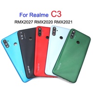 For Realme C3 Back Cover Housing Frame Door