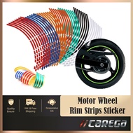 Motor Sport Rim Sticker / Lining Wheel Reflective Sticker Tire Strips Bike Yamaha Honda Kawasaki y15 y15zr rs150 lc135