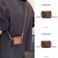 EV2G链条包ni小包包 wanita 2024 beg rantai mini terkini beg pinggang eksklusif fesyen beg solek EV2G beg ra