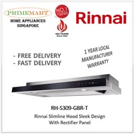 Rinnai RH-S309-GBR-T Slimline Hood Sleek Design with Rectifier Panel *1 YEAR LOCAL WARRANTY