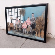 FRAME 16R PICTURE SIZE 16Rs 45 X 65 (there is additional edge paper) 16Rs PHOTO DISPLAY PICTURE 16R+