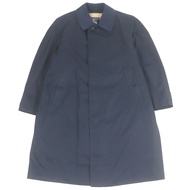 成色極佳的Burberry復古格紋大衣，顏色羊毛絨。海軍藍，男士L碼。英國製造。