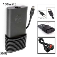 Original Dell Slim 130w USB Type-c 20v 6.5A XPS 15 17 Latitude DA130PM170 HA130PM170 adapter charger