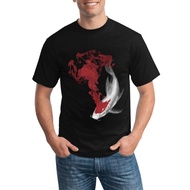 Chinese Style Top Coy Koi Lucky Fish Printed Stylish Custom Round Neck T Shirt Made From All Cotton
