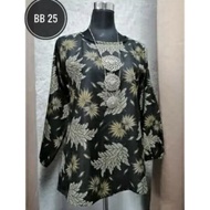 (Ready stock) Blouse Batik Viral - Baju Murah - Baju Wanita - Baju Muslimah - Blouse Murah - Baju Ca