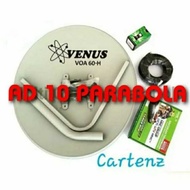 Paket Parabola 60 cm K-Vision Cartenz Khusus Dual LNB