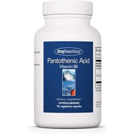 Allergy Research Group Pantothenic Acid - Vitamin B5 for Men & Women, Calcium, 500mg Supplement, Pur