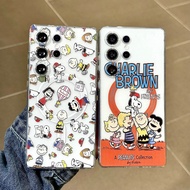 Cute Cartoon Snoopy Magnetic TPU Case Samsung Galaxy S26 Ultra S25 Ultra S25Plus S24 FE S24 Ultra S2