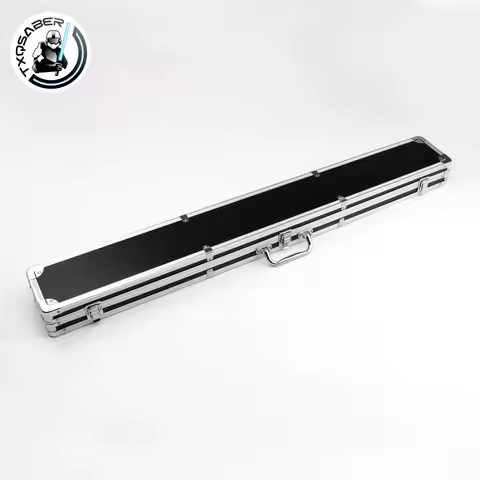 TXQSABER No Lightsaber Only Metal Suitcase Black Silver for Display Collection Protection Customizat