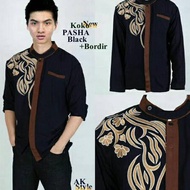 KATUN HITAM 9c7m xj1 black cotton koko with embroidery details a5zr