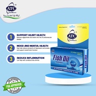 ATC Healthcare Fish Oil 1000mg x 30 Softgel Capsules FDA Approved Supplement for Heart Health Mood M