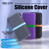 Protective Silicone Case Compatible with Ugreen 25000mAh 145W Power Bank, Shockproof Glow Strap Cove
