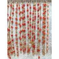 Authentic Italy coral bracelet 10k gold