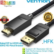 FREE SHIPPING - Vention Display Cable Port to HDMI DP to HDMI 4K 1080P HFK 4K60Hz
