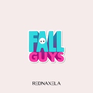 Vinyl Fall Guys Stickers Outdoor Waterproof Suitcase Stickers