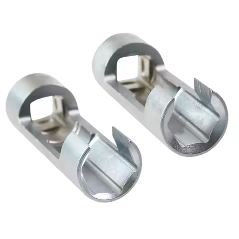 1SET Socket Wrench 17mm+19mm 1/2 Diesel Injector Fuel Line Socket Wrench Oxygen Sensor Wrench