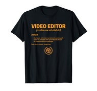 Funny Video Editing Quote For An Editor Film Edit Filmmaker T-Shirt