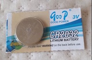 全新Good Power CR2032 Lithium Battery 3V 鈕扣鋰電池 鈕扣電池 Lithium Button Battery 鈕型電池 Button Cell