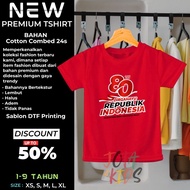 Boys' Clothes with Indonesian Independence Day Motifs 80/s Unisex Children's Clothes / distro Childr