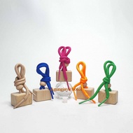 10 Ml Hanging Perfume Glass Bottle Round Wooden Lid Box / Glass Bottle / Perfume Glass Bottle / Car 