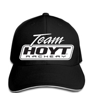 High quality Print Team Hoyt Archery Block Bow Hunting Black Baseball Cap Mens Casual Hat
