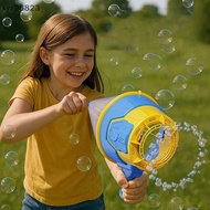 [XYZ] New Children's Wind Bubble Machine Toys Outdoor Interactive Bubble Machine Air Principle Conti