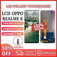 【ORIGINAL 100%+LEM】LCD OPPO REALME 6/6S/REALME 7 4G/4GASIA/REALME NARZO 20PRO/3O FULL SET TOUCHSCREE