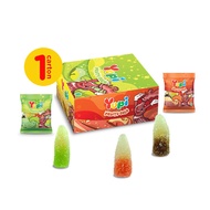 Yupi Fruity Cola 1 Dus 12 Box / Permen Lunak Gummy Sweet