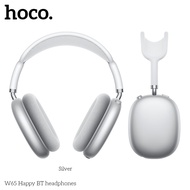 2025 Hoco W65 100% ดั้งเดิมหูฟัง BT หูฟังบลูทูธ5.4ไมโครโฟนในตัวรองรับชุดหูฟังสาย Aux พร้อมที่ชาร์จ U
