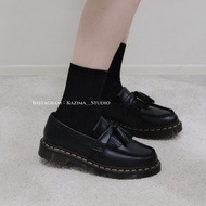 Dr.Martens Kazima|Dr. Martens Dr. Adrian Classic Martin Loafers Flow Black All Leather Shoes Bag