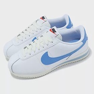 Nike 休閒鞋 Wmns Cortez 女鞋 白 藍 皮革 緩衝 經典 阿甘鞋 DN1791-102