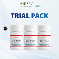 [TRIAL PACK] BIOBAY Q10 4plex (480mg) Co-Enzyme Q10 | Energy Booster Heart Health | Antioxidant Supp